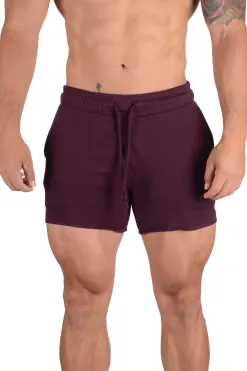 Shorts<Youngla 102 Bodybuilding French Terry Shorts Black|Olive|Burgundy|All Black