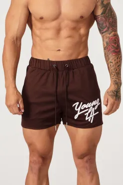 Shorts<Youngla 104 Legacy Shorts Black|Brown|Carolina Blue|Deep Purple