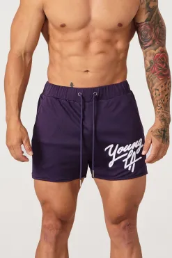 Shorts<Youngla 104 Legacy Shorts Black|Brown|Carolina Blue|Deep Purple