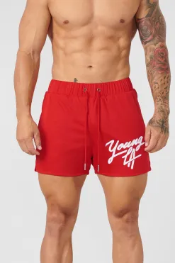Shorts<Youngla 104 Legacy Shorts Black|Brown|Carolina Blue|Deep Purple