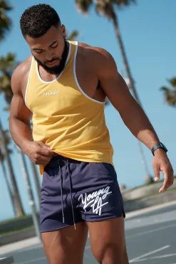 Shorts<Youngla 104 Legacy Shorts Black|Brown|Carolina Blue|Deep Purple
