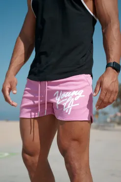 Shorts<Youngla 104 Legacy Shorts Black|Brown|Carolina Blue|Deep Purple