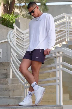 Shorts<Youngla 149 Phantom Shorts Black Wash|Brown Wash|Purple Wash|Red Wash