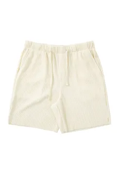 Shorts<Youngla 148 Pleated Festival Shorts Black|Chocolate|Cream|Light Blue