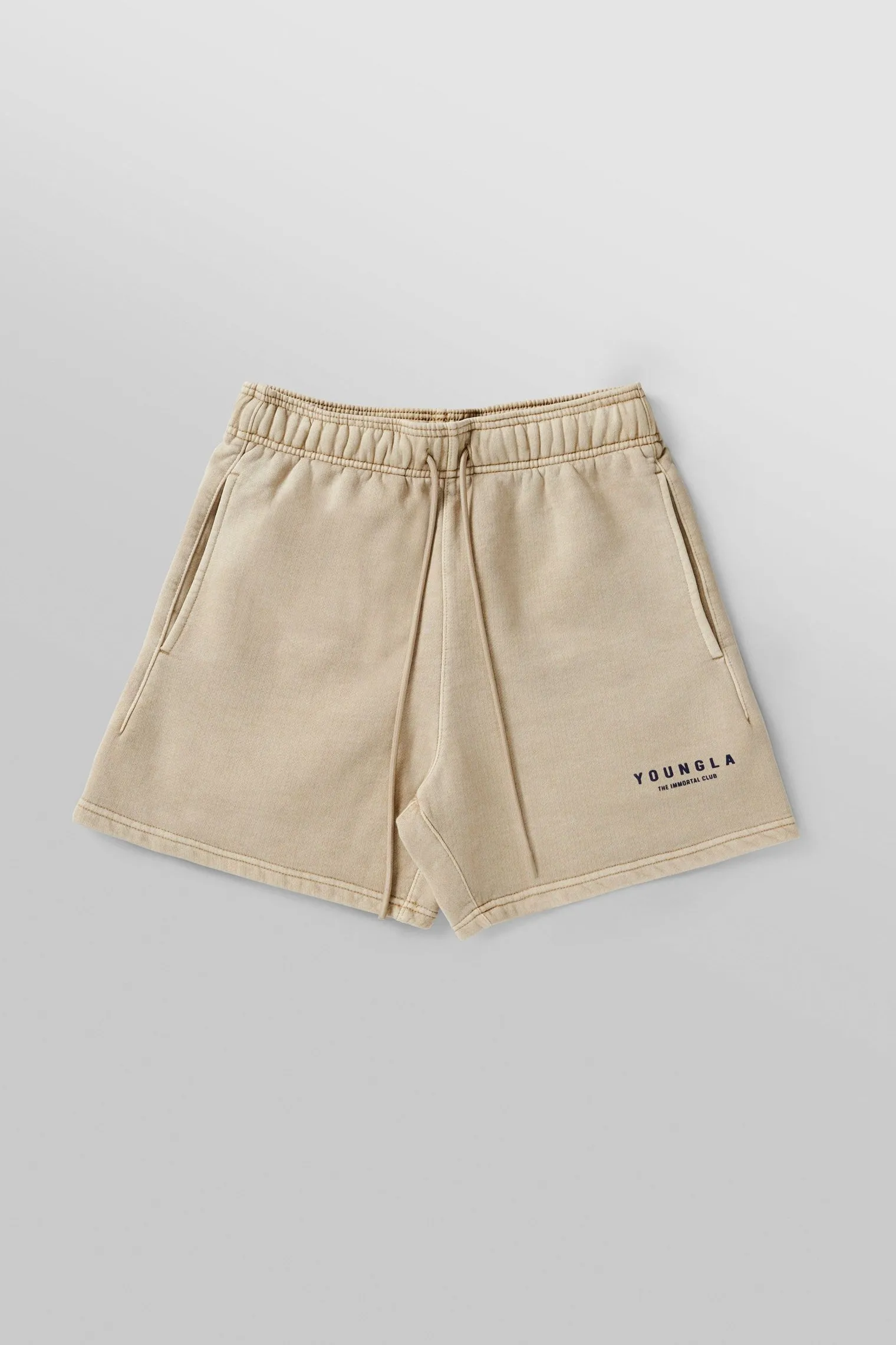 Shorts<Youngla 153-Immortal Club Shorts Black Wash|Brown Wash|Sand Wash|Slate Wash