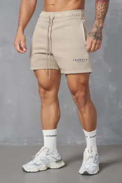 Shorts<Youngla 153-Immortal Club Shorts Black Wash|Brown Wash|Sand Wash|Slate Wash