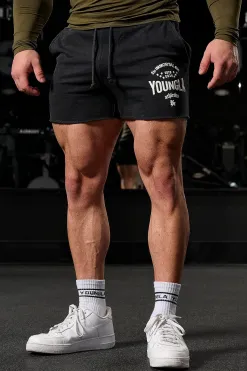 Shorts<Youngla 152-Immortal Shorts Black Wash|Beige Wash|Grey Wash|Red Wash