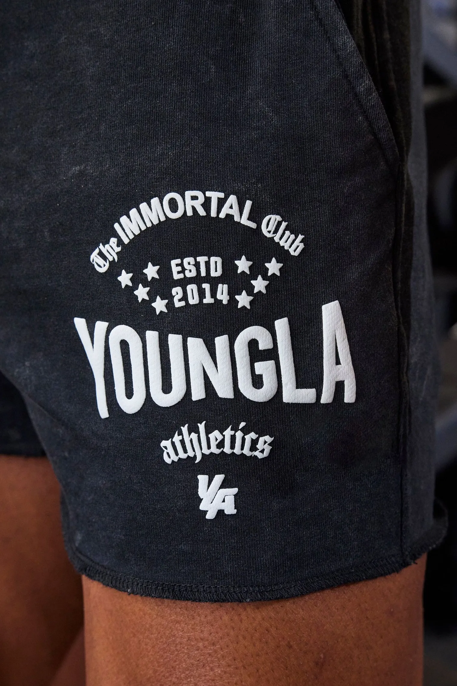 Shorts<Youngla 152-Immortal Shorts Black Wash|Beige Wash|Grey Wash|Red Wash