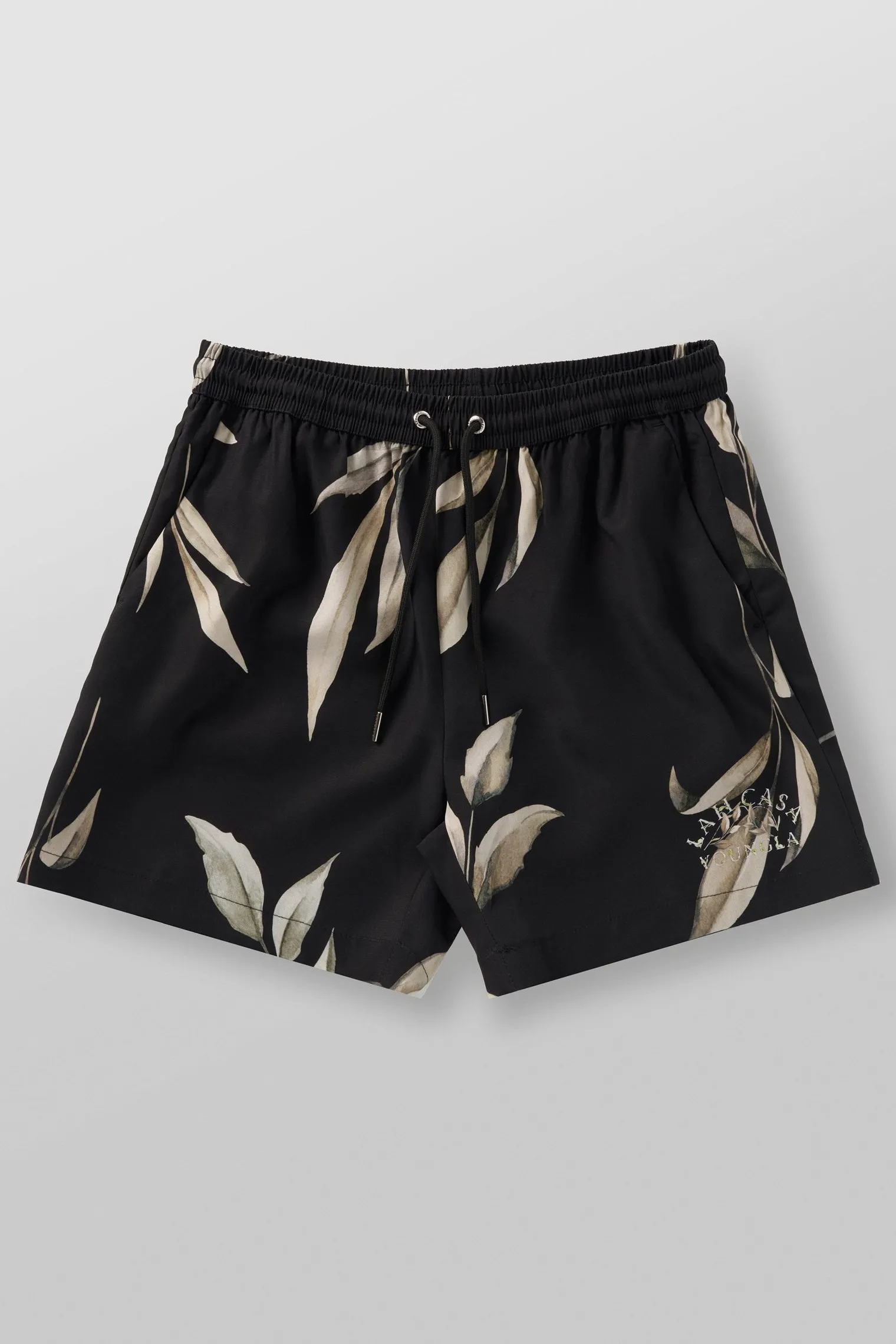 Shorts<Youngla 1038-Lah Casa Shorts Black|Jungle Green|Navy|White