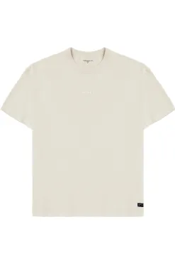Shirts<Youngla 472-Mellow Logo Tees Black Wash|Cream Wash|Coal Wash|Dusty Pink Wash