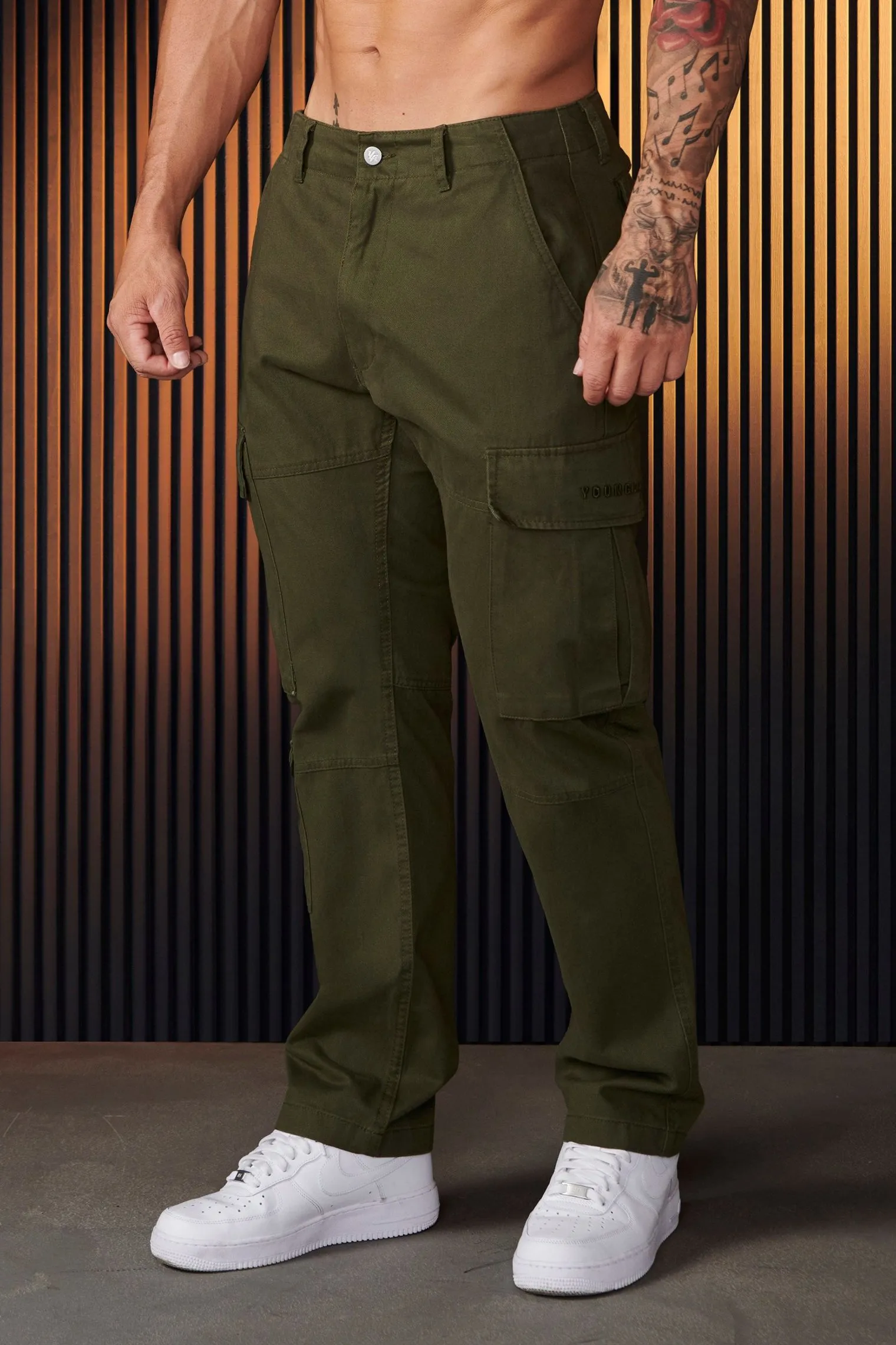 Pants & Jeans<Youngla 616-Suburban Twill Cargos Black|Brown|Camo Green|Olive