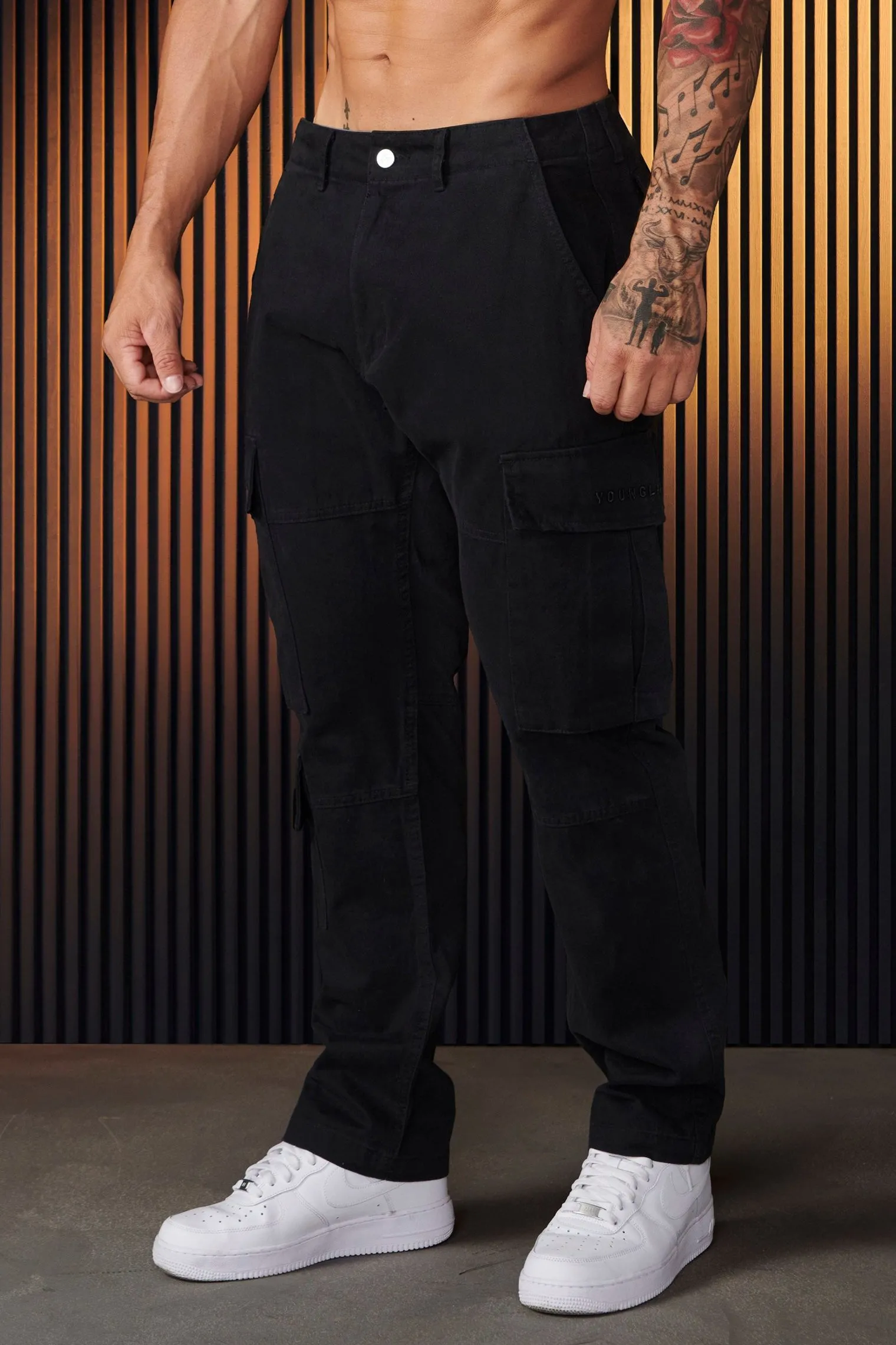 Pants & Jeans<Youngla 616-Suburban Twill Cargos Black|Brown|Camo Green|Olive