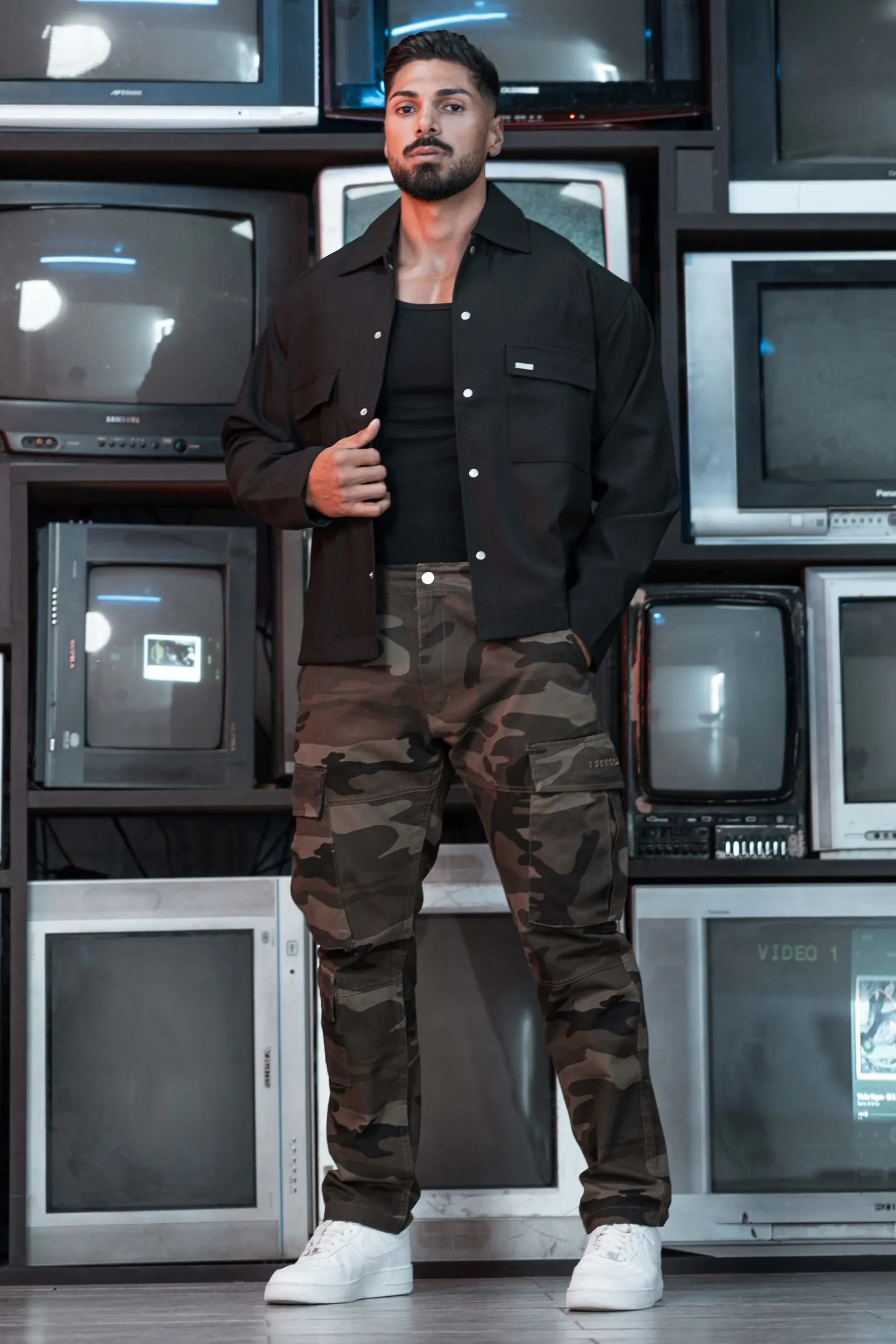 Pants & Jeans<Youngla 616-Suburban Twill Cargos Black|Brown|Camo Green|Olive