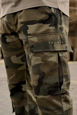 Pants & Jeans<Youngla 616-Suburban Twill Cargos Black|Brown|Camo Green|Olive