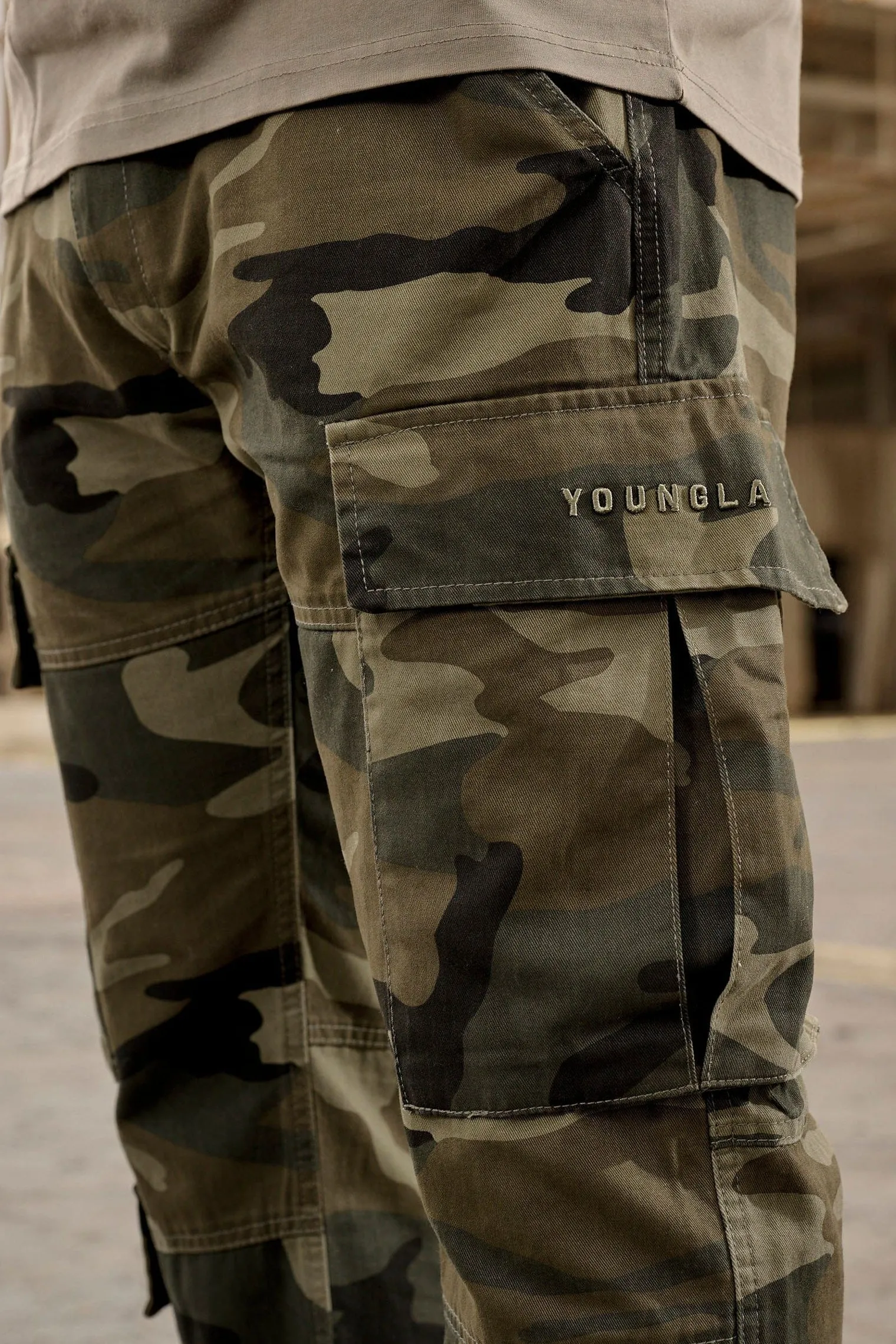Pants & Jeans<Youngla 616-Suburban Twill Cargos Black|Brown|Camo Green|Olive