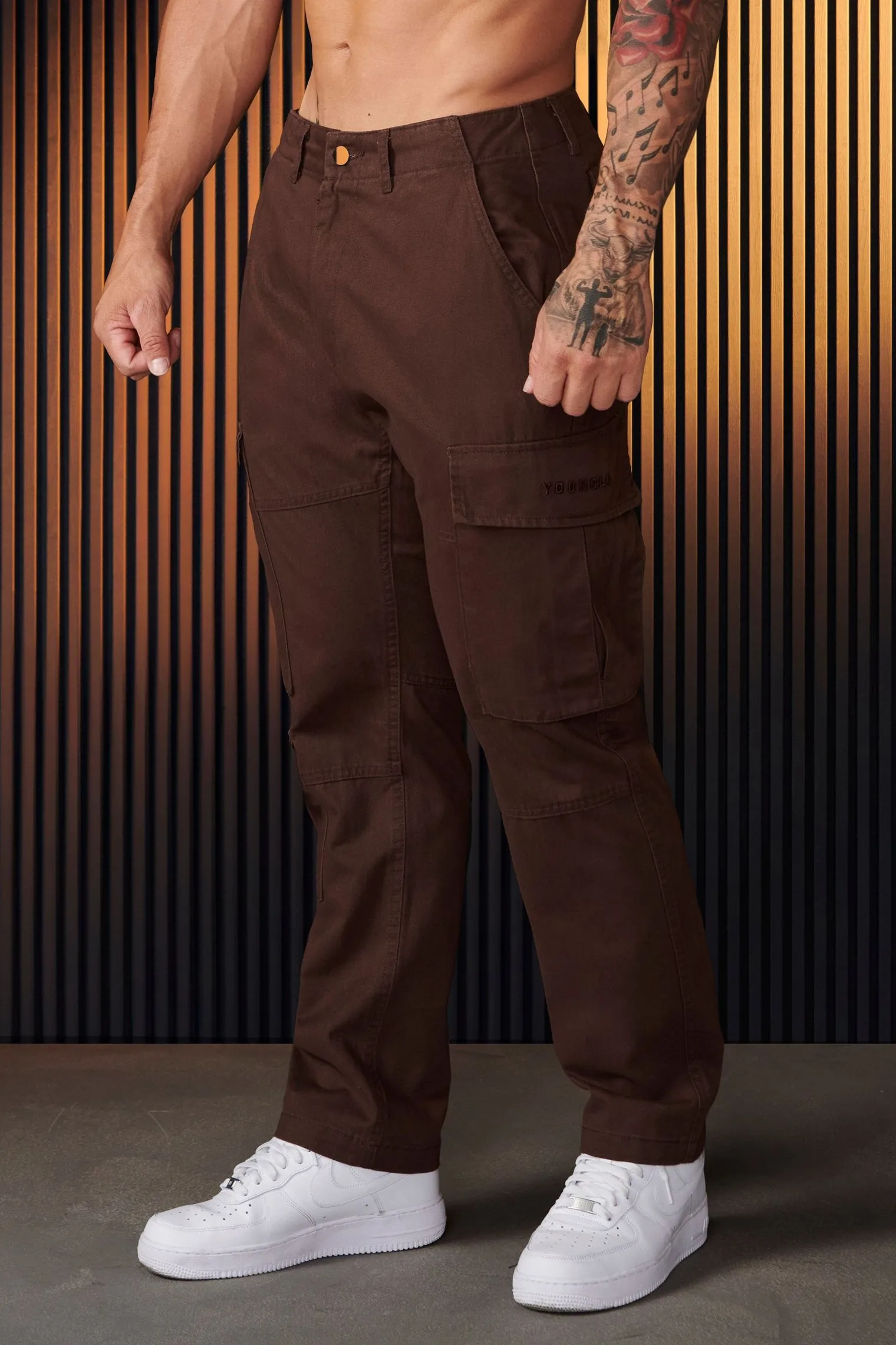 Pants & Jeans<Youngla 616-Suburban Twill Cargos Black|Brown|Camo Green|Olive