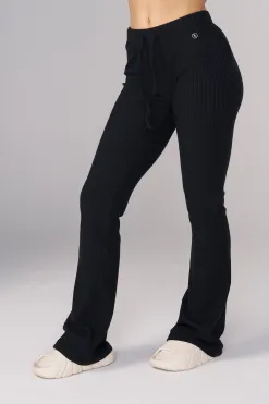 Joggers & Pants<Youngla W245 Ava Flare Pants Black|Blue|Cream|Mauve