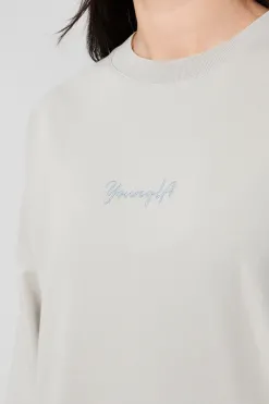 Tops<Youngla W416 Retro Long Sleeve Teal Wash|Black Wash|Light Grey Wash|Stone Grey Wash