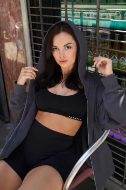 Bras<Youngla W316 Ribbed Sports Bra Coal|Light Taupe|Pink|Black