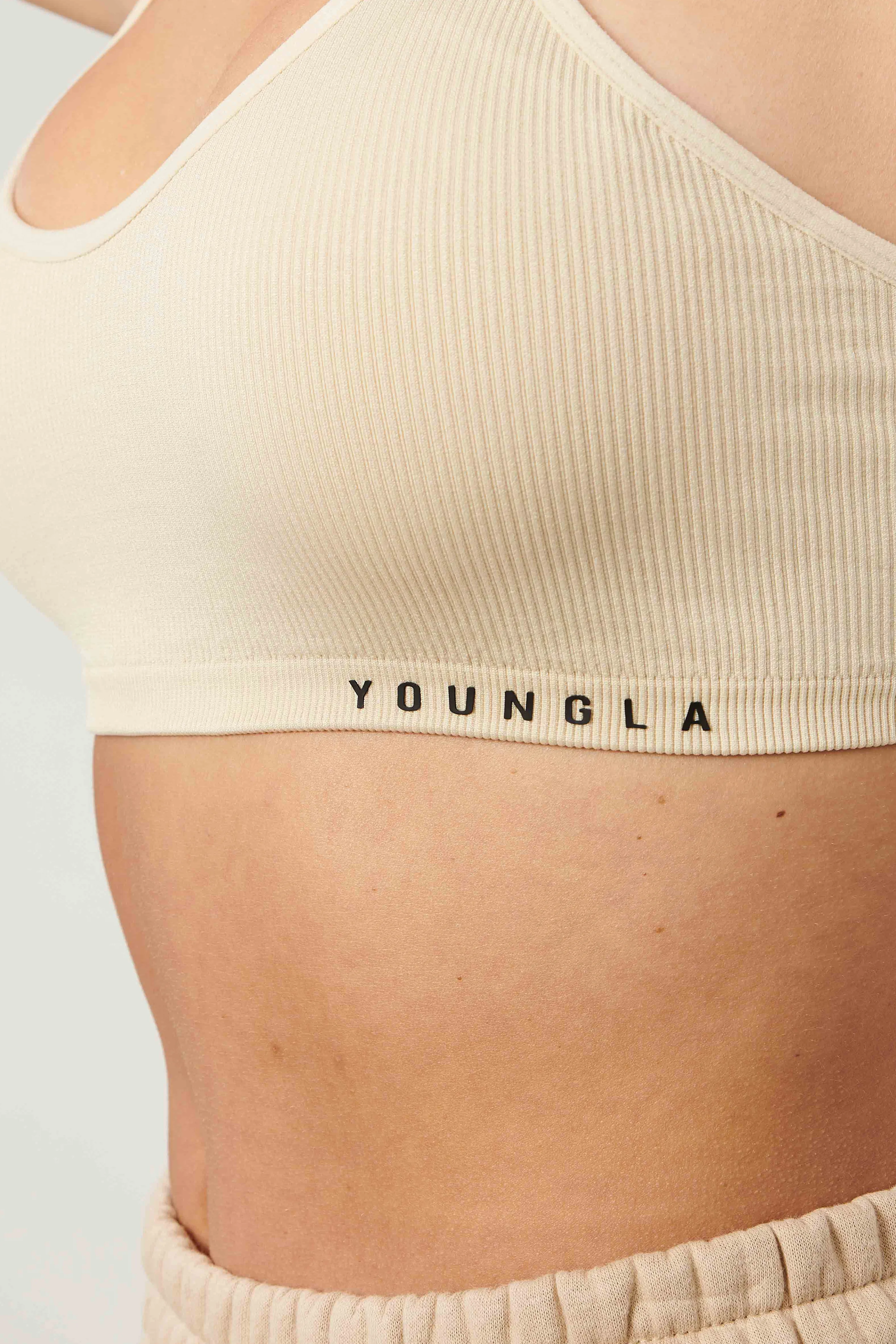 Bras<Youngla W316 Ribbed Sports Bra Coal|Light Taupe|Pink|Black