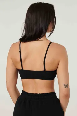 Bras<Youngla W316 Ribbed Sports Bra Coal|Light Taupe|Pink|Black