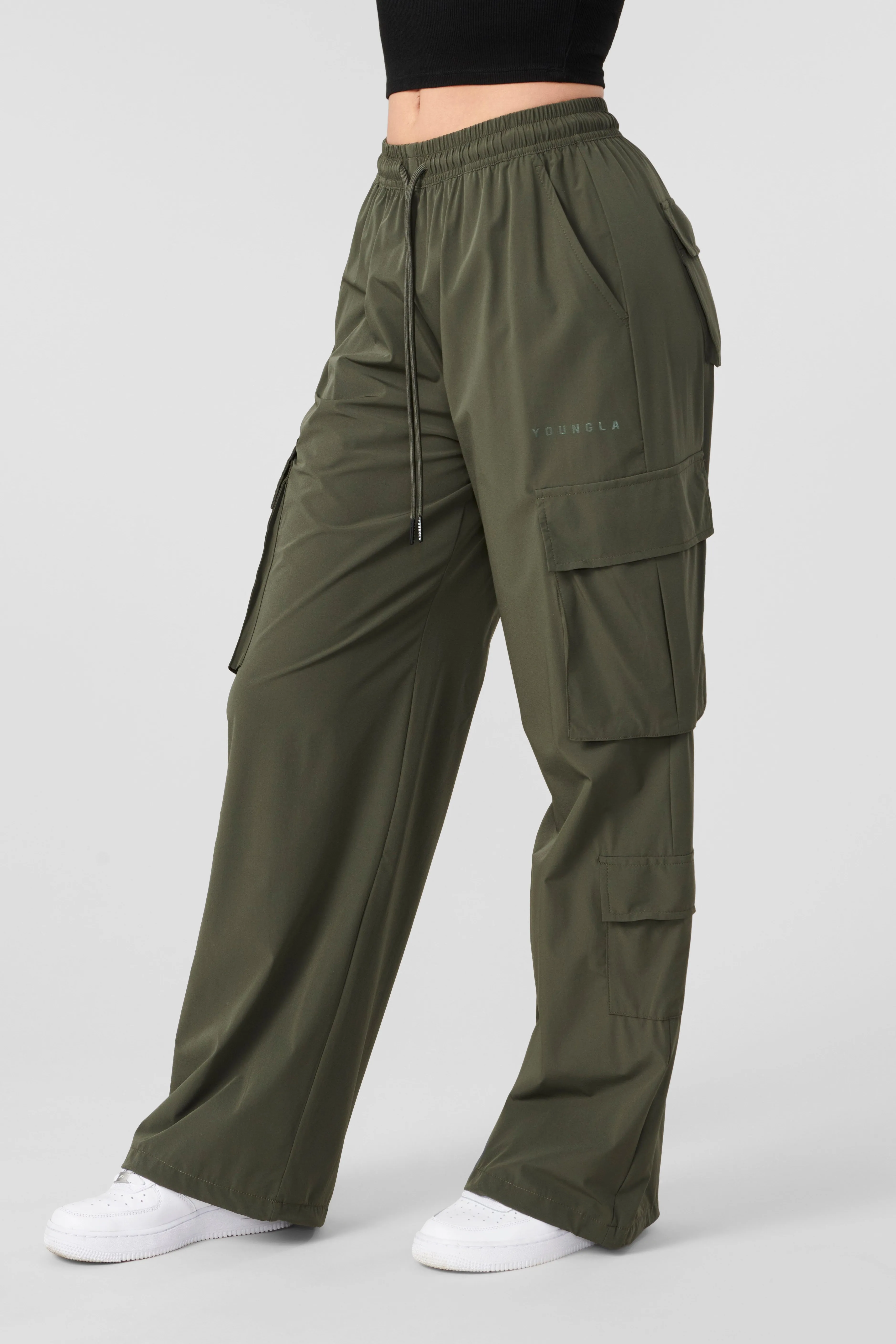 Joggers & Pants<Youngla W219 Travel Cargo Joggers Black|Brown|Grey|Olive