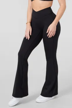 Leggings<Youngla W215 Vital Flare Pants Black|Burgundy|Midnight Blue|Milk Chocolate