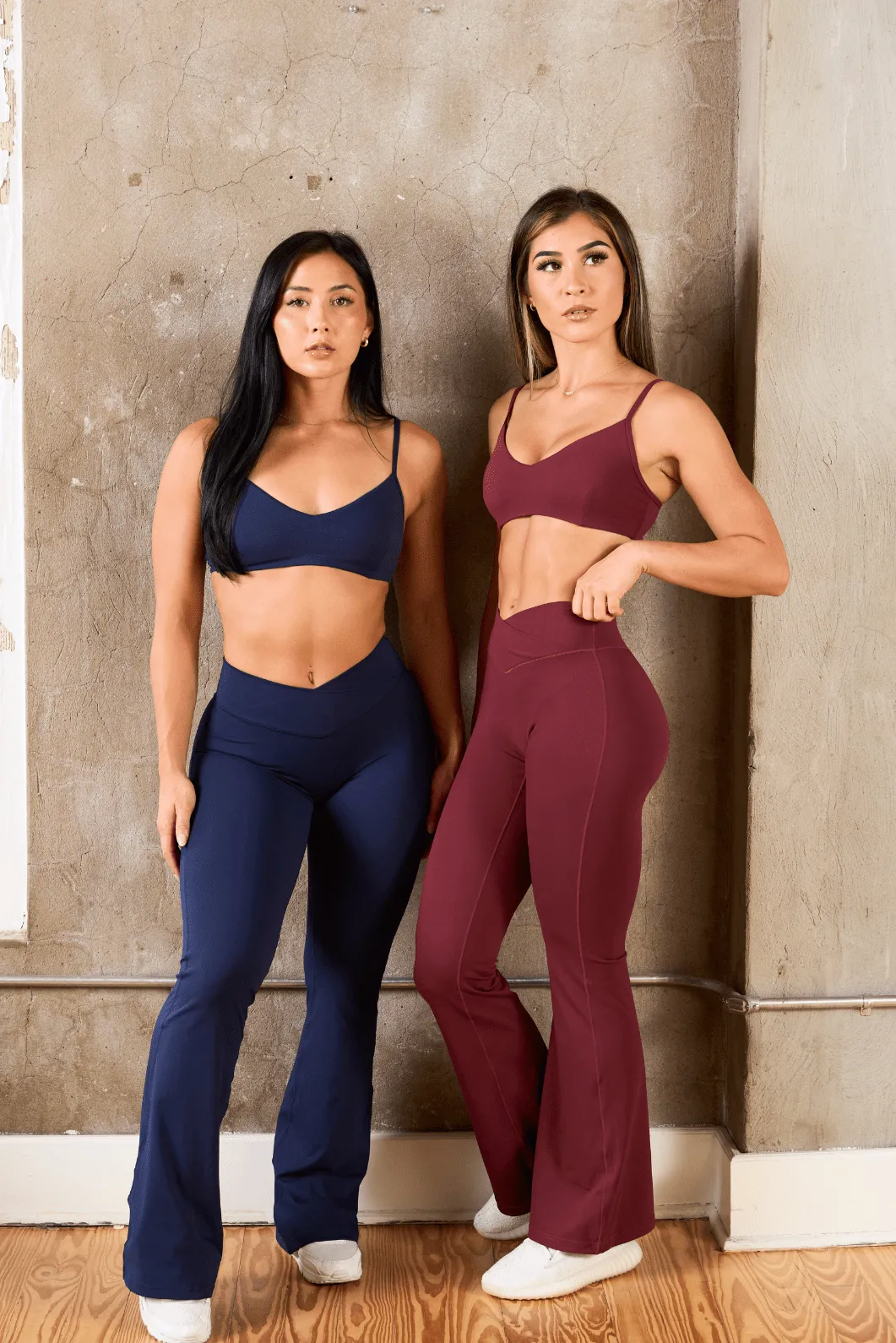 Leggings<Youngla W215 Vital Flare Pants Black|Burgundy|Midnight Blue|Milk Chocolate