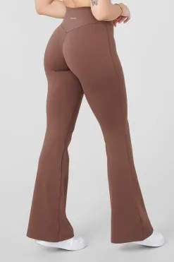 Leggings<Youngla W215 Vital Flare Pants Black|Burgundy|Midnight Blue|Milk Chocolate