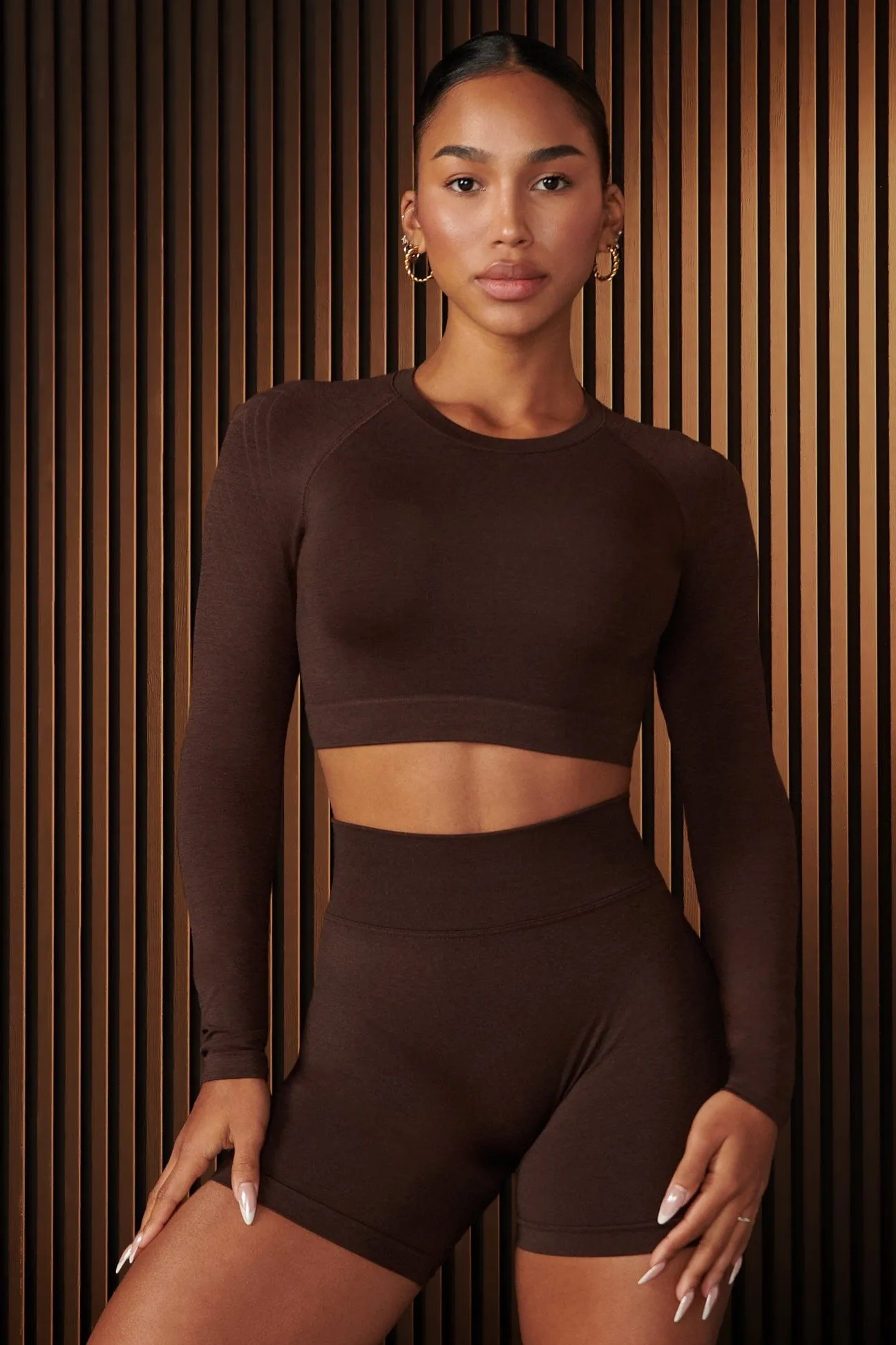 Tops<Youngla W430-Curve Seamless Long Sleeve Spicy|Bossy|Flirty|Moody