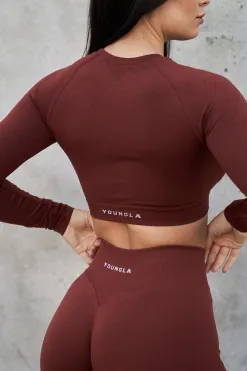 Tops<Youngla W430-Curve Seamless Long Sleeve Spicy|Bossy|Flirty|Moody