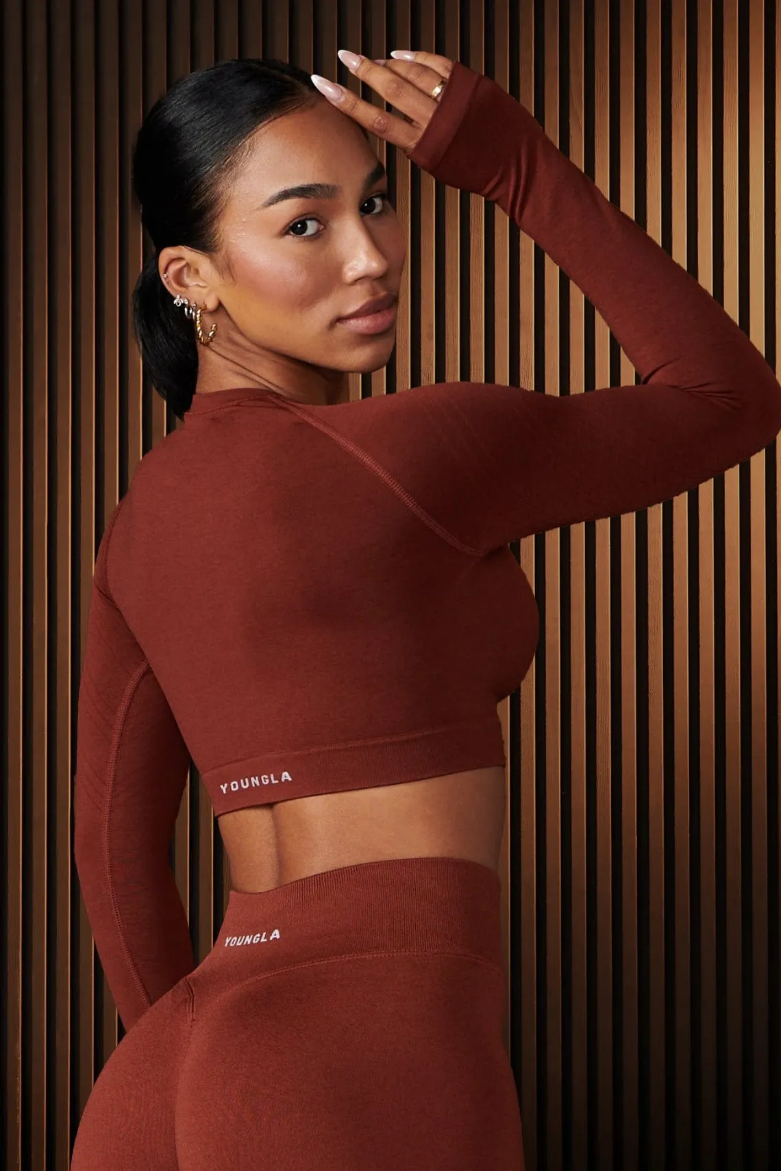 Tops<Youngla W430-Curve Seamless Long Sleeve Spicy|Bossy|Flirty|Moody