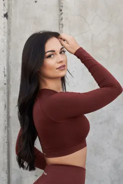 Tops<Youngla W430-Curve Seamless Long Sleeve Spicy|Bossy|Flirty|Moody
